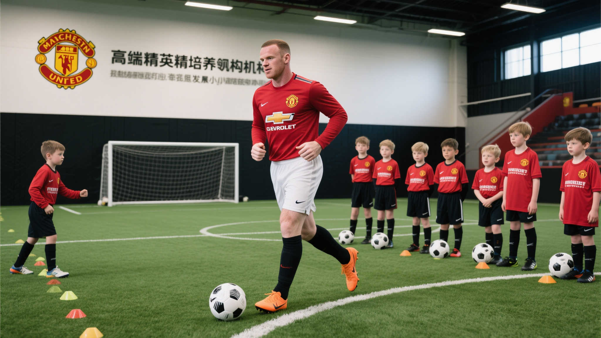 鲁尼携手豪华训练营,助力小球员圆足球梦想 作为全球最知名的职业球员之一,鲁尼凭借他超强的技术